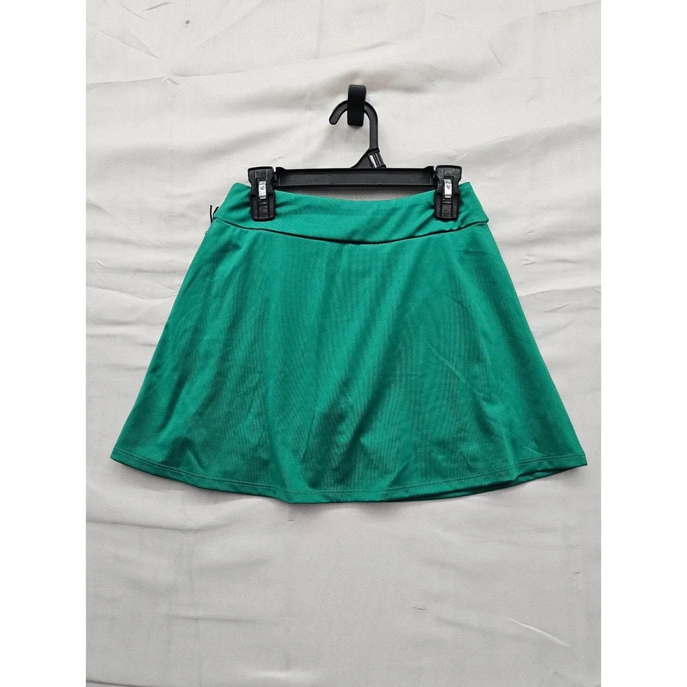 Wilson Girls Athletic Tennis Skort Green Poly Blend Workout Size Large‎ 10/12